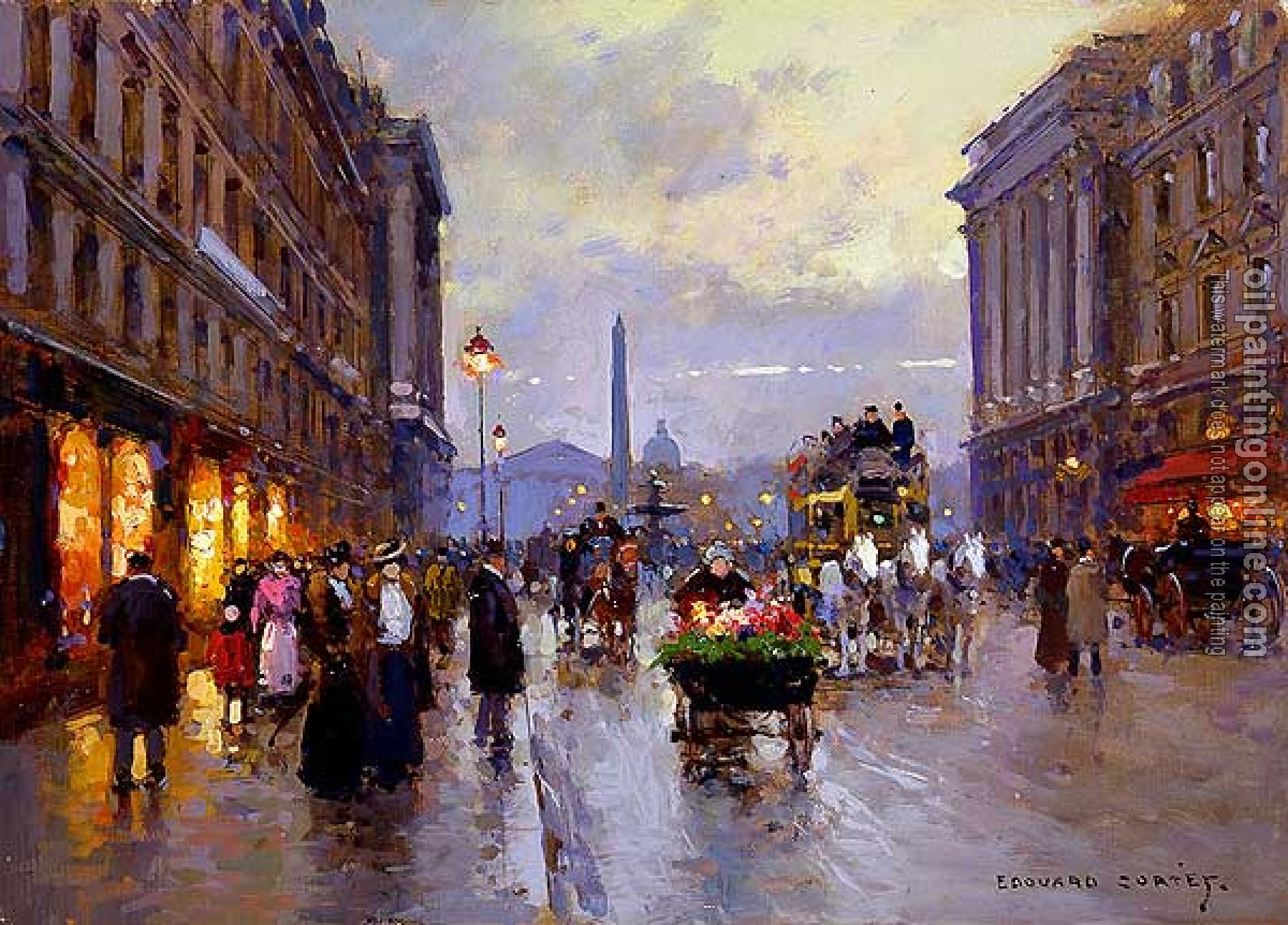 Edouard Cortes - Rue Royale, Concorde